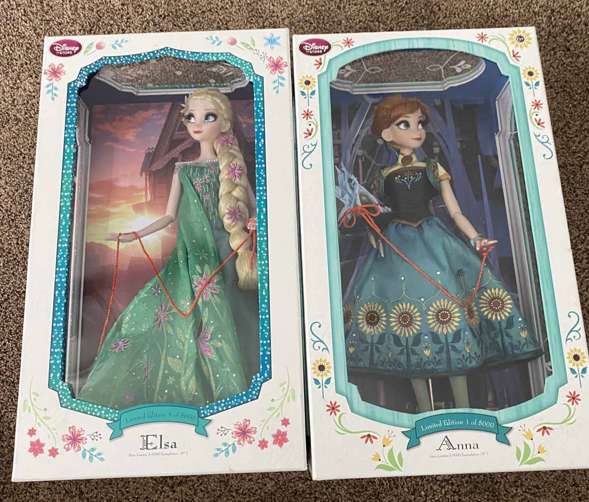 Disney Animators Collection Doll Set Elsa And Anna Singing Dolls