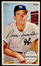 2013 Topps Heritage Bobby Richardson Oversize Box Topper Auto Giant 1964 2/10