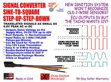 DUAL STEP-UP STEP-DOWN SINE-TO-SQUARE DIGITAL SIGNAL CONVERTER, 0.8V Trigger