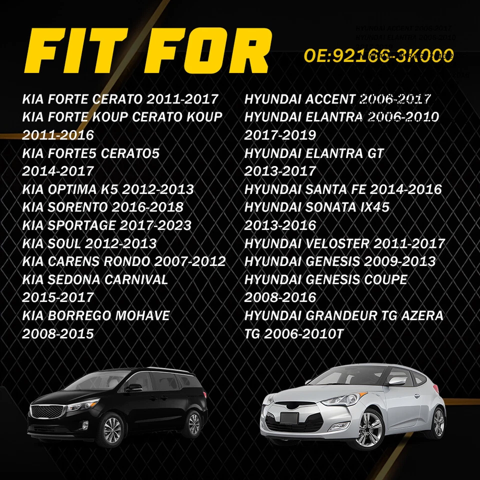 2 передние лампы указателя поворота с гнездом для Hyundai Elantra GT 2013-2017 - Изображение 2 из 4