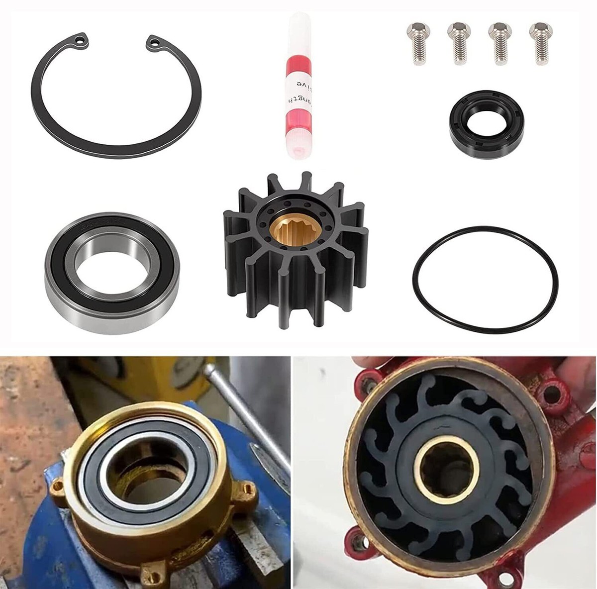 WATER PUMP REPAIR Kit for Volvo Penta 271 280 290 430 431 432 500 570 740 Models $89.30