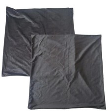 MIULEE Pillow Cover Black Pack Of 2 24 X 24