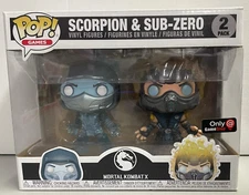 Funko Pop Games Mortal Kombat X Scorpion & Sub-Zero GameStop Exclusive 2Pack
