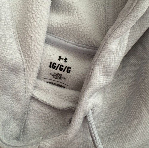 Felpa/Felpa Under Armour Uomo in Pile Twist - Grigio - Grande - Buone condizioni - Foto 3 di 5