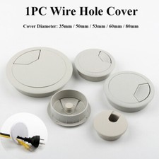 80mm Plastic Grommet Table Cable Tidy Wire Hole Cover for Office Computer Desk