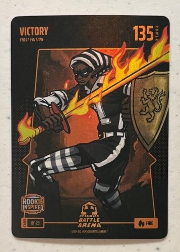 2024 Bo Jackson Battle Arena Victor Wembanyama Victory Rookie Ice Battlefoil #23