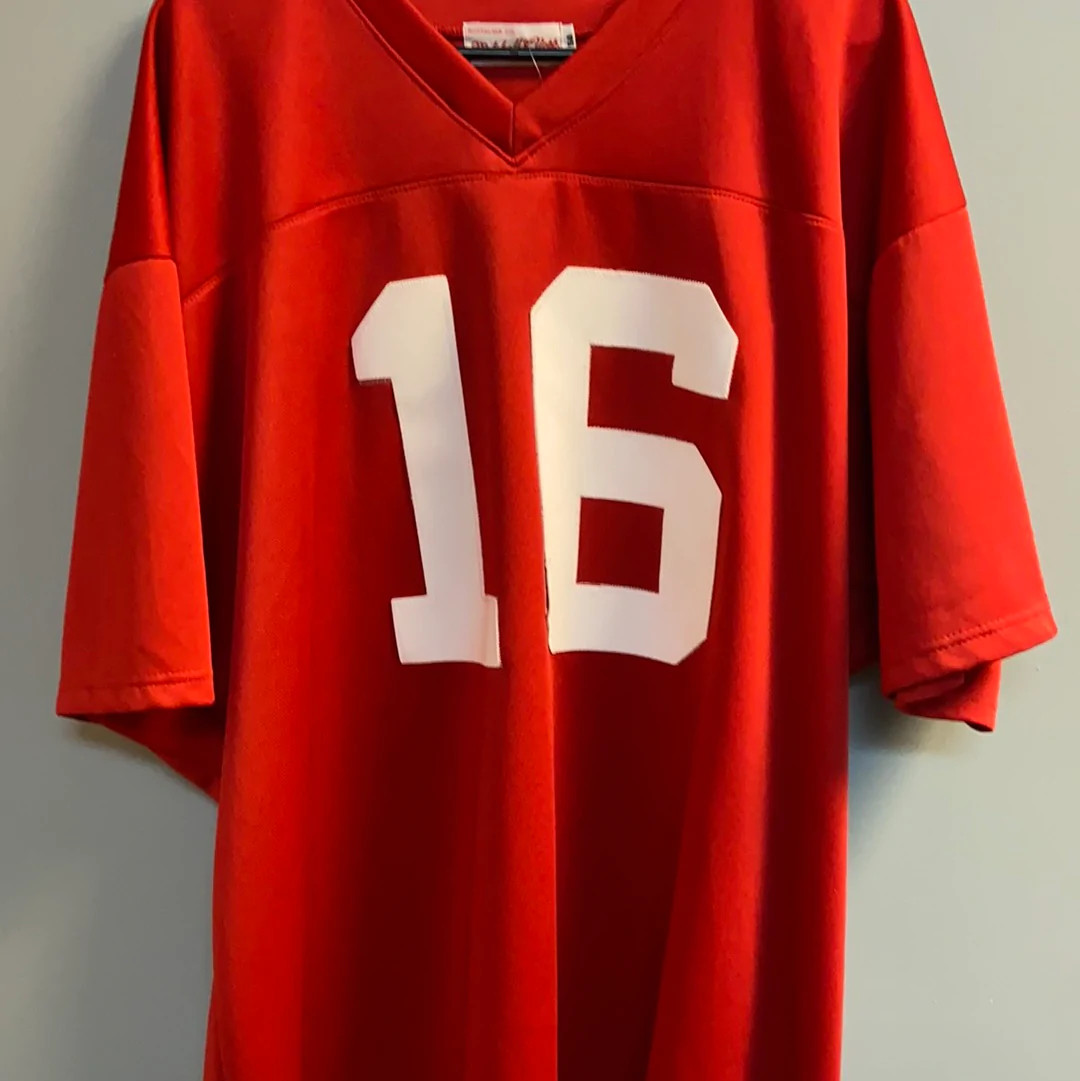 Reebok - 未使用 Reebok NFL 49ers JOE MONTANA ユニフォーム Reebok - 未使用 Reebok NFL 49ers JOE MONTANA ユニフォームの