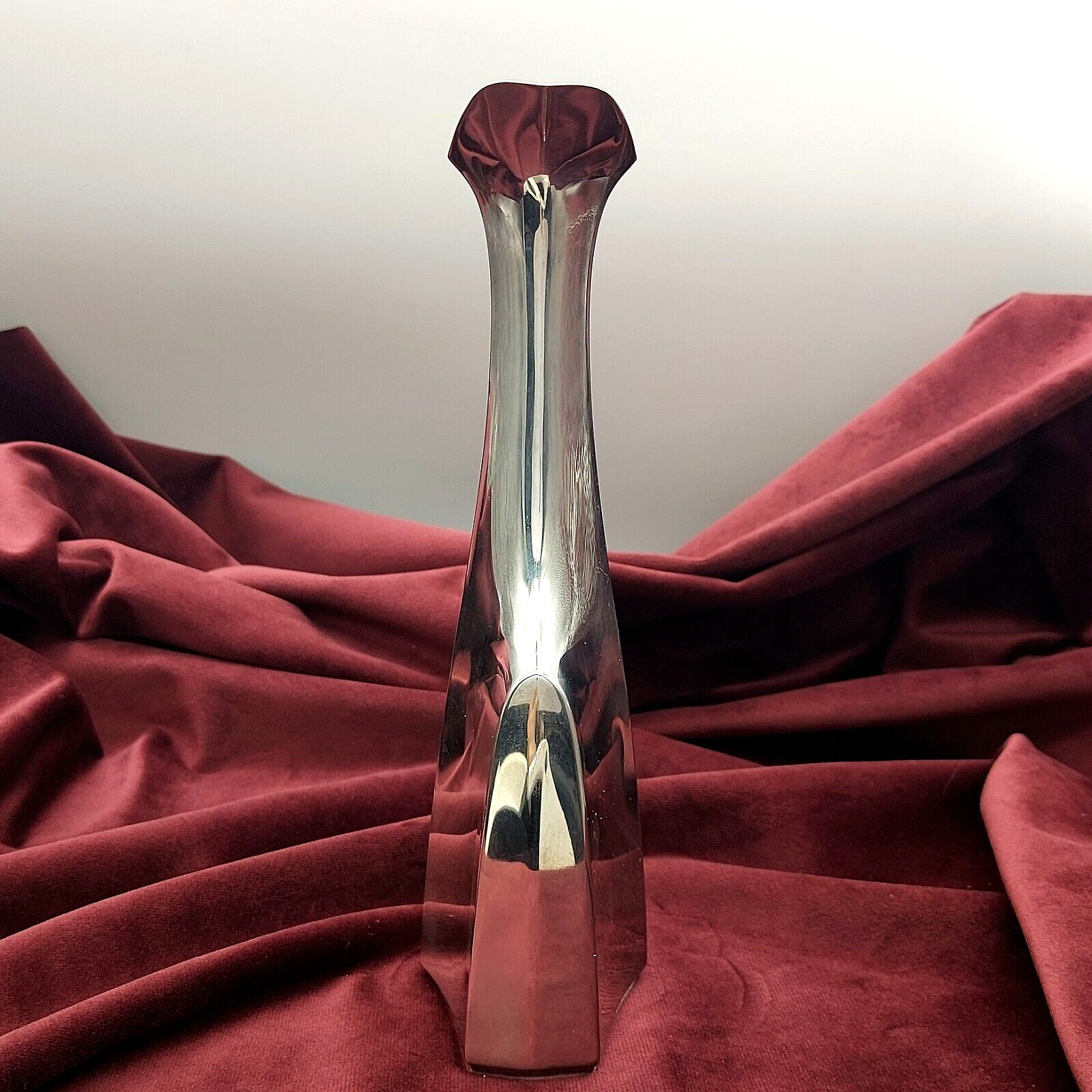 Sterling Silver (925) (150g) Solid Long Concave N… - image 2