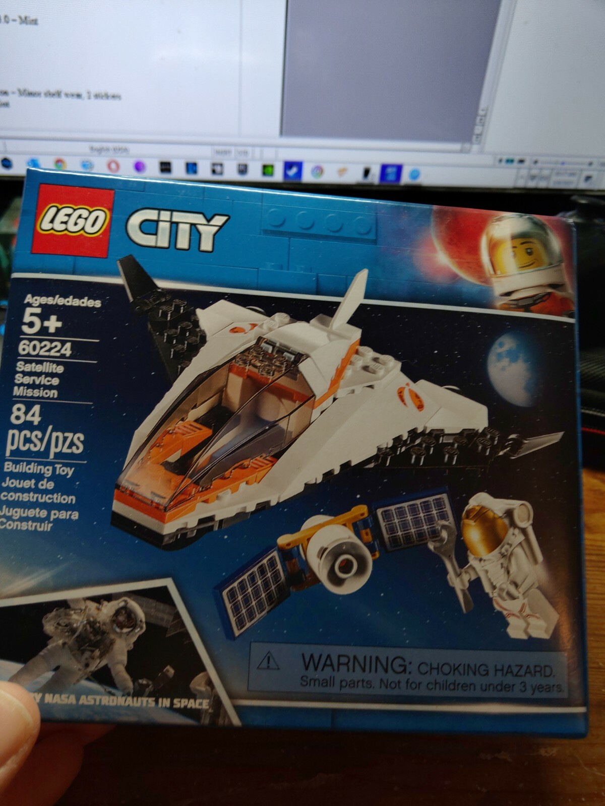 Lego Space Shuttle Lego City Satellite Service Mission 60224 Hot