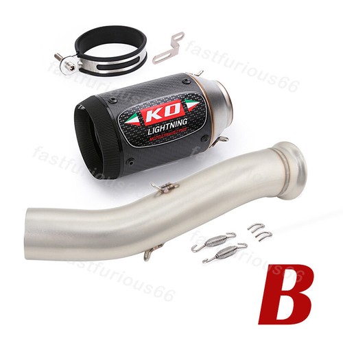 For CF-Moto NK 800 2023 Motorcycle Exhaust Mid Pipe 51mm Muffler DB Killer Tips - Picture 7 of 13