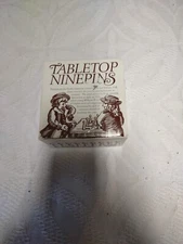Tabletop Ninepins Game - Wooden Set - Williamsburg | Cooperman & Fife