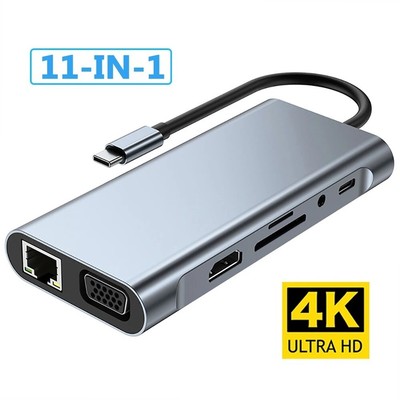 Multiport USB-C Hub Type C To USB 3.0 4K HDMI Adapter For Macbook Pro / Air USA