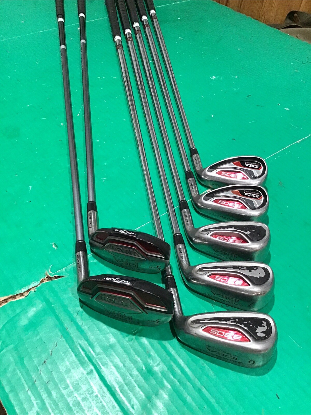 Boxer & Hybrid Iron Set Prolaunch R-flex Graphite Steel Rh