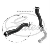 Gates Ladeluftschlauch Passend FüR Ford Fusion Ju_ 1.6 Tdci Fiesta V Jh_ Jd_