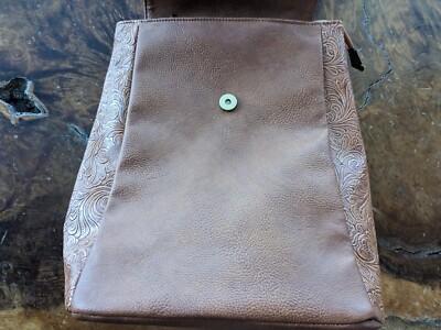 Darcy Marks London Faux Leather Brown Backpack | eBay display picture 3