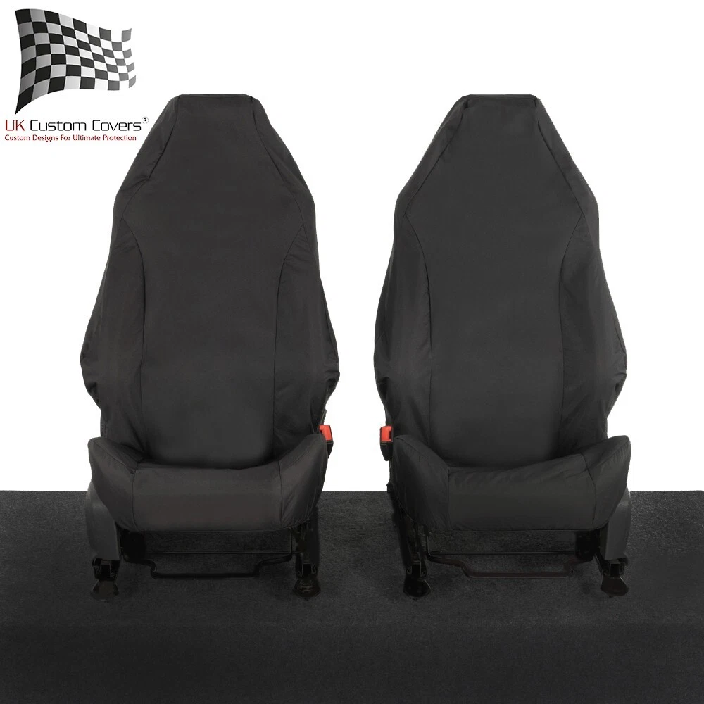 Coprisedili Anteriori UK Custom Covers SC146B - Tessuto 600 Denari - Impermeabili, Fodera In Cotone, Colore Nero