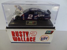 Revell 1/64 Nascar diecast 2 Miller Lite  Rusty Wallace w/case 1998