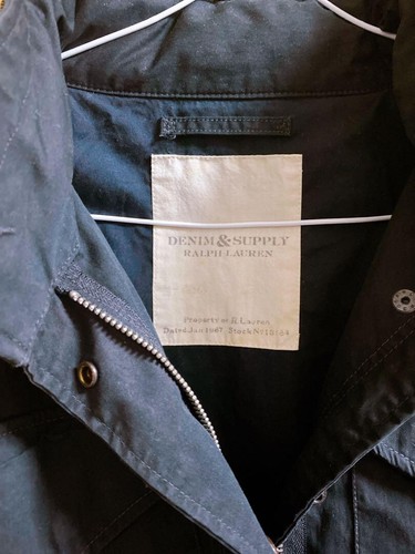 Ralph Lauren Denim & Supply Western Army Military Jacket Size L 2505M hooded - Picture 4 of 6