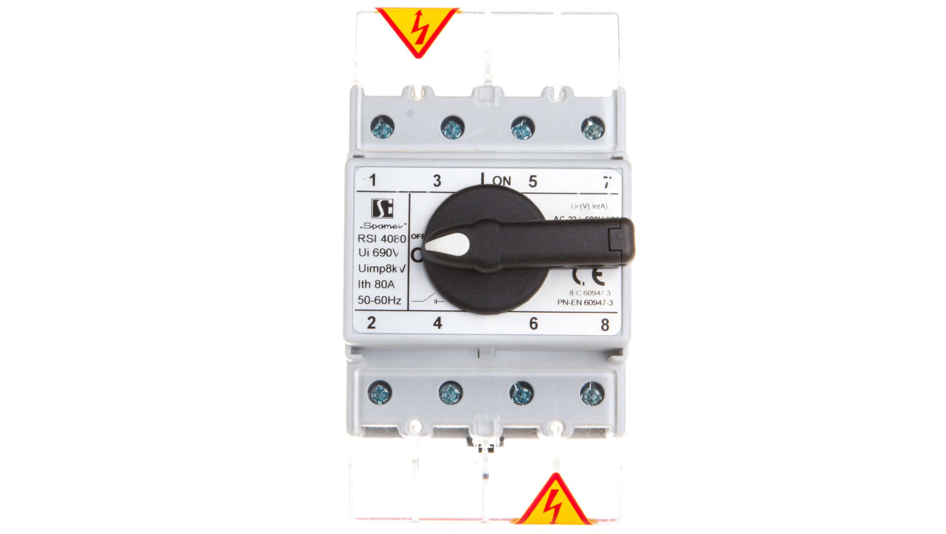 Switch disconnector 4P 80A RSI-4080W02 /T2UK