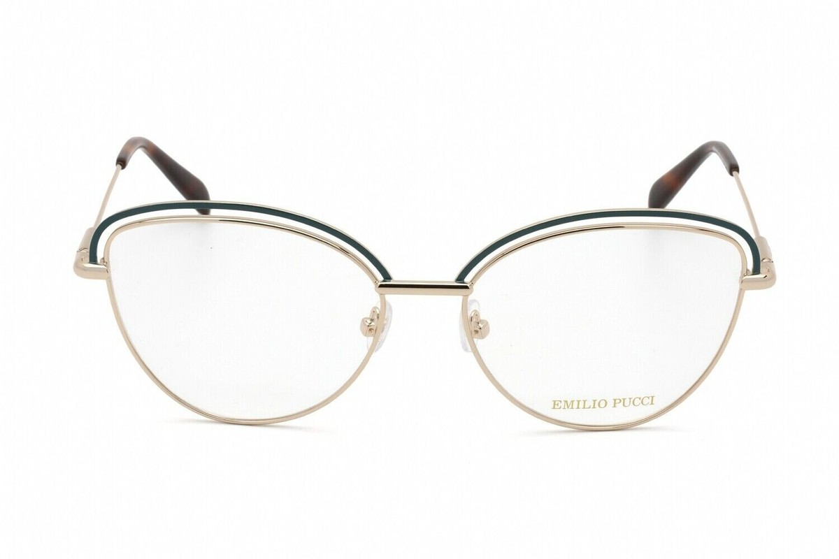 Emilio Pucci EP 5170 089 Turquoise Gold Metal Cat Eye  display picture 1