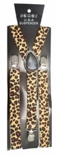 Cheetah Coool Adult Retro Fashion Costume Fancy Dress Suit Accessory Suspenders