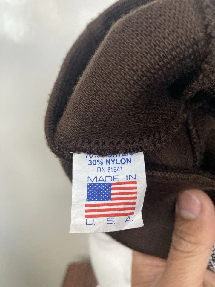 VOLCOM'S NUTS! TOUR 2005 BROWN BEANIE CAP EMBROIDERED SKATEBOARD SKATE VTG Y2K - Image 4 of 4