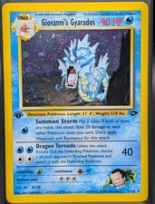 Giovanni's Gyarados 5/132 Gym Challenge 1st Edition Holo Rare Pokemon WOTC HP on eBay