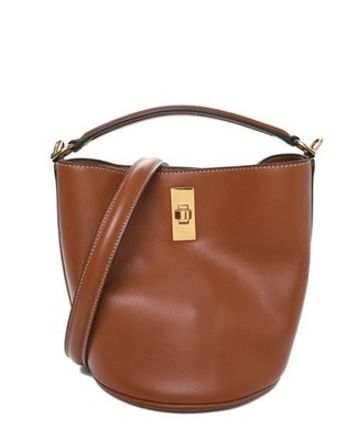 CELINE Caramel Brown 16 Bucket Shoulder Crossbody Handbag Women