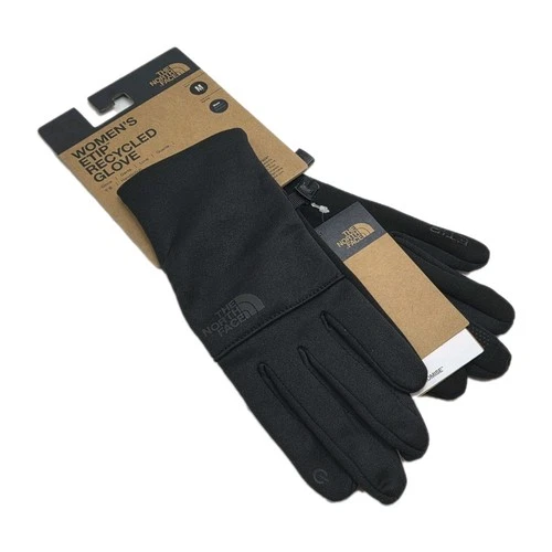 THE NORTH FACE Women's Etip Recycled Black Gloves TNF - Medium NWT