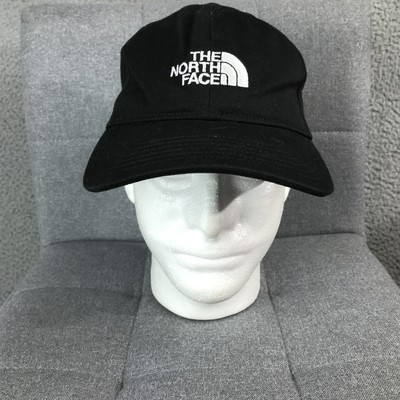 The North Face Hat Cap Fitted Mens Small Black Flexfit Embroidered