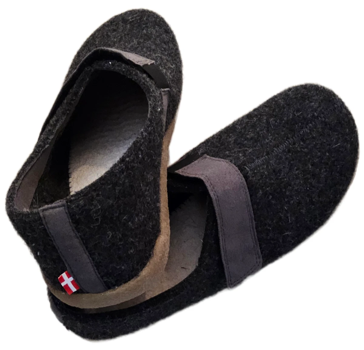 Sanita Slate Boiled Wool Strap Varde Comfort Casual Unisex  display picture 2