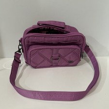 Bandolera/bolso de cinturón convertible Lug Legacy Carousel Açaí Berry con correa