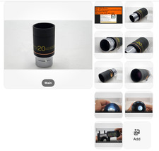 Vixen LV 20mm 1.25" Long Eye Relief Eyepiece for 30mm 33663