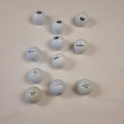 Mixed Brands Golf Balls Recycled White Lot Nike Top Flite Wilson Maxfli some Vtg