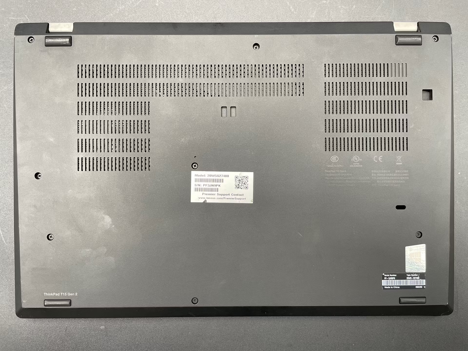 LENOVO ThinkPad 20W5S27400, 15.5-Inch Laptop, with 11th Gen Intel(R) Core(TM) i7-1185G7 @ 3.00GHz, Windows 11 Pro