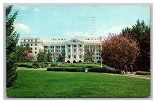White Sulphur Springs WV The Greenbrier Hotel Resort North Facade 1975 Postcard