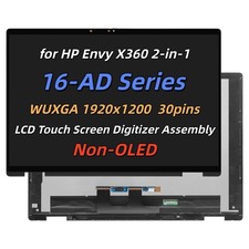 16" WUXGA LCD Touch Screen Assembly for HP Envy x360 2-in-1 16-ad0000 16-ad0xxx