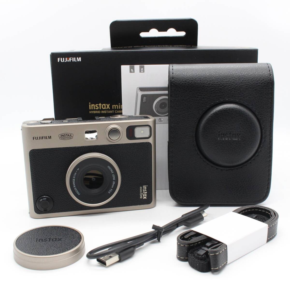 Fujifilm Instax Mini Evo 90th Anniversary Titanium Gold Camera - Used Like New