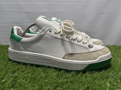 RARE   Size 9.5 - adidas Rod Laver Super - 2016 - White Lucky Green - BB8562