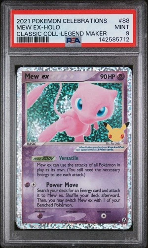 PSA 9 MEW EX 88 CELEBRATIONS CLASSIC COLLECTION POKEMON MINT