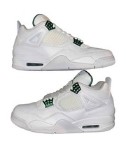 Air Jordan 4 Retro ‘Green Metallic’ Men’s 9.5 CT8527-113 Excellent