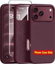 Case for iPhone 18 Pro Max, Burgundy