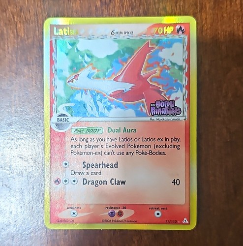 Latias 11/110 Reverse Holo Rare Delta Species EX Holon Phantoms