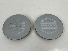 1990-1992 Volvo 740 745 940 Wheel Rim Center Hub Cap Pair Silver Oem 5904em 1990-1992 Volvo 740 745 940 Wheel Rim Center Hub Cap Pair Silver Oem 5904em