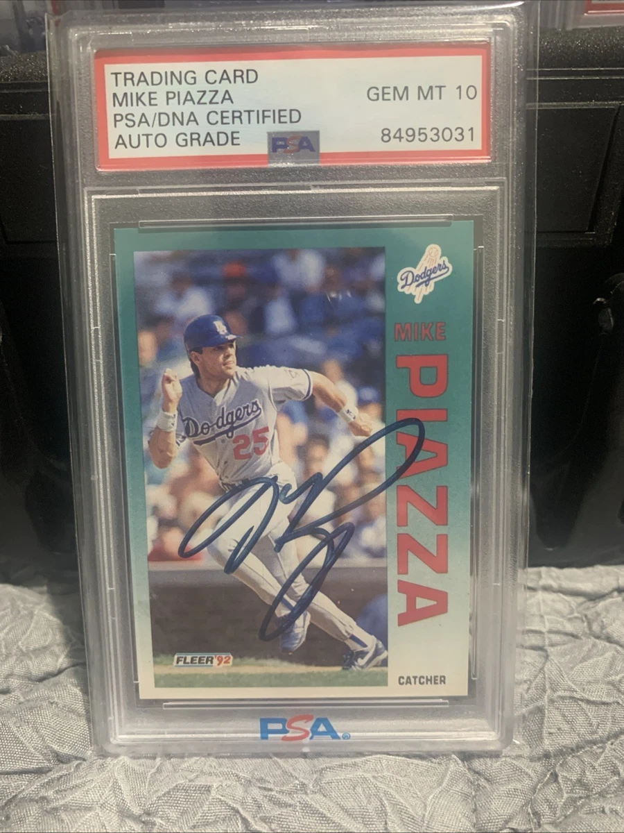 Fleer Mike Piazza Baseball Sports Trading Card Singles Rookie for
