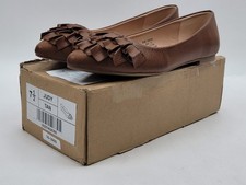 JOURNEE COLLECTION Women's Judy Ruffled Ballet Flats Tan Size 7.5