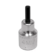 Lisle BITSOC 4MM 3/8D IMP HEX BLK