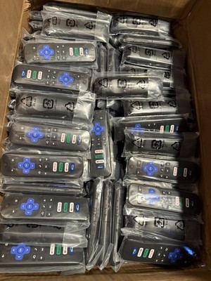 100 Lot Of Replacement Remote Controls Compatible with ALL Roku TVs - SHIPS FAST