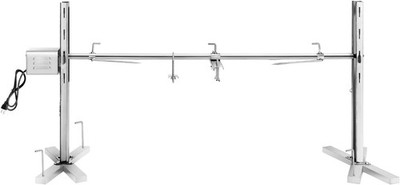 Rotisserie Grill Kit Stainless Steel Tripod Rotisserie Stand,52inch Pig Lamb Hoo