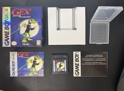 Gex Enter The Gecko Game Boy Color Authentic Near CIB Box Manual Inserts Tested